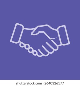 Illustration of Two Hands Shaking