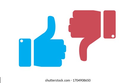 illustration of two hands with thumb. The symbol agrees
