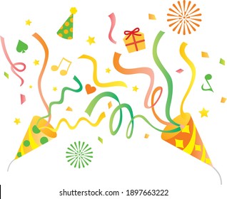 クラッカー イラスト パーティー High Res Stock Images Shutterstock