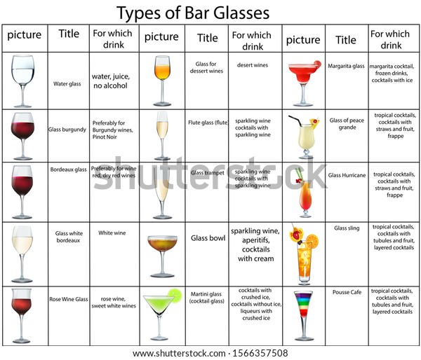 illustration-types-purpose-bar-glasses-stock-vector-royalty-free