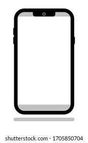 An illustration of a typical smartphone with space for your content