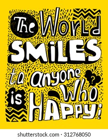 illustration typography poster. Print on t- shirt