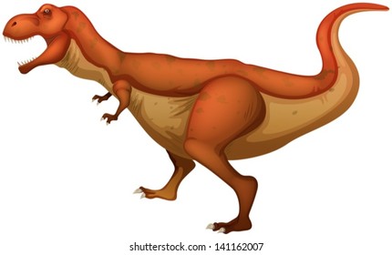 Illustration of a Tyrannosaurus Rex