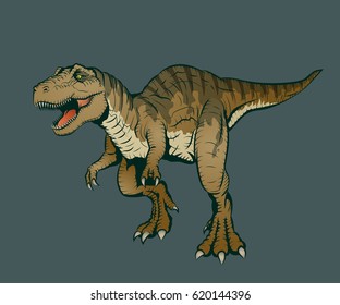 Illustration of tyrannosaurus rex