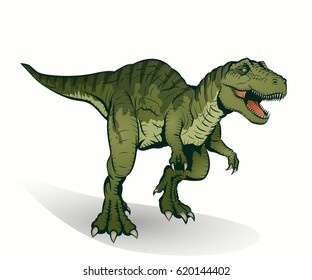 Illustration of tyrannosaurus rex