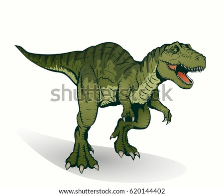 Illustration of tyrannosaurus rex