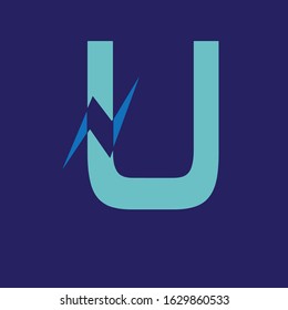 illustration of U vector logo