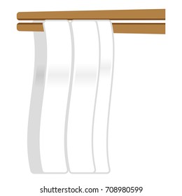 Illustration of Udon noodle