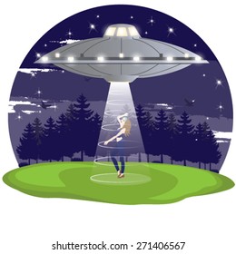 illustration. UFO 1