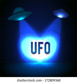 illustration of ufo