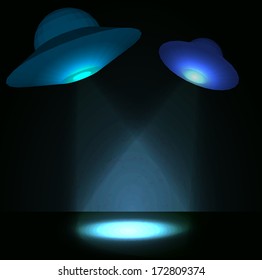 illustration of ufo