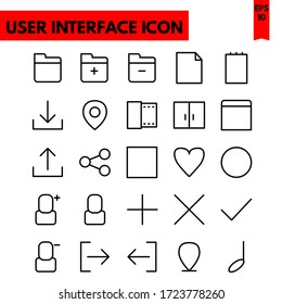 illustration of Ui flat icon