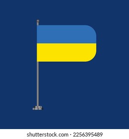 Illustration of Ukraine flag Template