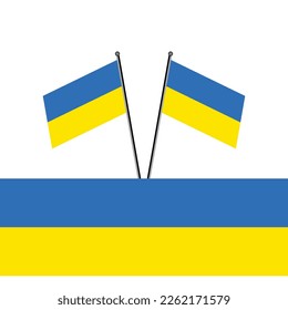 Illustration des Flaggenmusters der Ukraine