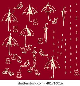 Illustration of the umbrella