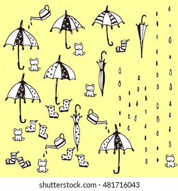 Illustration of the umbrella