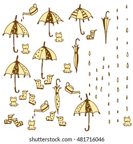 Illustration of the umbrella