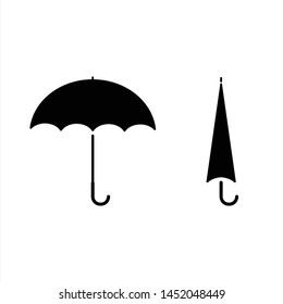 Illustration of umbrella Icon - Vector