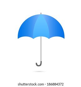 Illustration of an umbrella isolated on a white background.