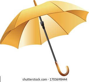 Illustration of umbrella, with white background vector