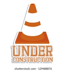 Illustration of under construction, Construction Icons, Site, worker, tools, vector illustration