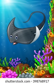 illustration of under the sea