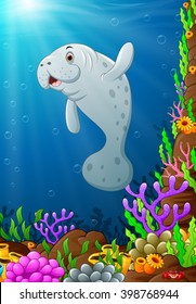 illustration of under the sea