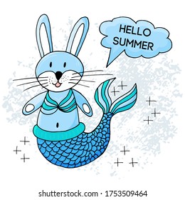 Illustration underwater world, marine clipart. Seamless pattern for cards, flyers, banners, fabrics