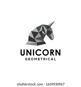 Illustration Unicorn logo template vector icon design.