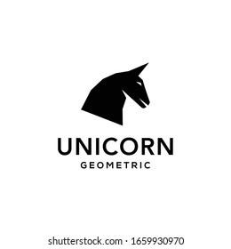 Illustration Unicorn logo template vector icon design.