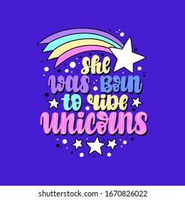 Ilustración del tema de Unicornio.Grabado de vectores. Diseño de tarjetas, ropa y otros artículos