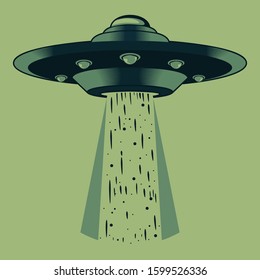 Illustration of an Unidentified Flying Object.