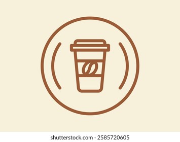 Illustration of an Unique Coffeeshop Logo