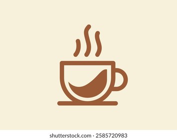 Illustration of an Unique Coffeeshop Logo