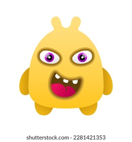 illustration unique monster design mascot