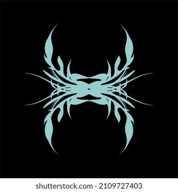 illustration of unique symmetrical plant vector images and good for decoration or wall display