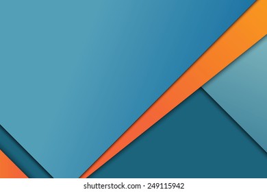 Illustration of unusual modern material design vector background