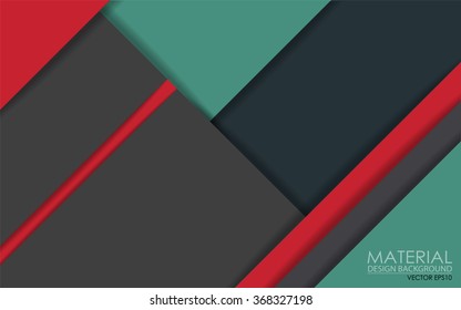 Illustration of unusual modern material design vector background