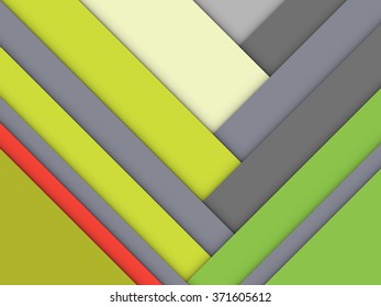 Illustration of unusual modern material design vector background