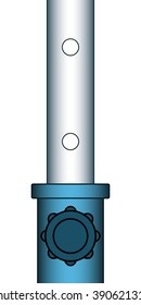 Illustration of the upright stand tool icon