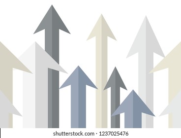 illustration of upward arrows