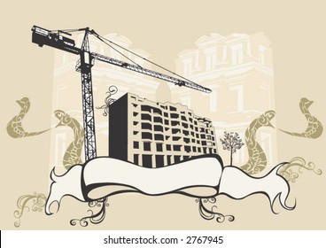 Illustration of an urban design