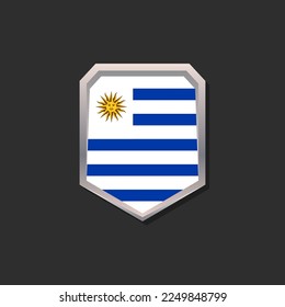 Illustration des Uruguay-Flaggenmusters