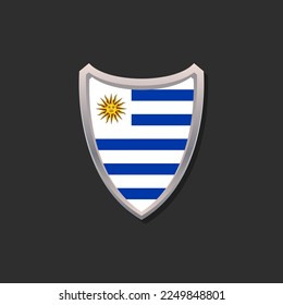 Illustration des Uruguay-Flaggenmusters