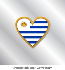 Illustration des Uruguay-Flaggenmusters