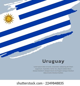 Illustration des Uruguay-Flaggenmusters