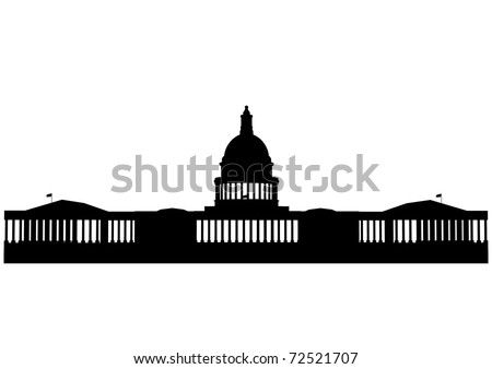 Illustration of the U.S. Capitol, Washington D.C.