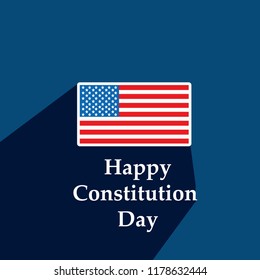 illustration of USA Constitution Day background