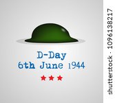 Illustration of U.S.A D-Day background