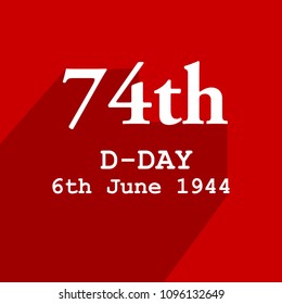Illustration of U.S.A D-Day background